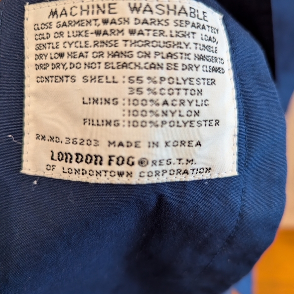 London Fog Girls Dress Trench Coat Size 7 - Picture 3 of 4